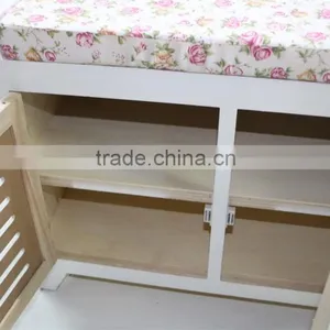 Wooden Shoe Cabinet With Doors thumbnail-6