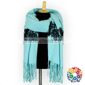 Hot Sale Scarf Shawl Oversize Plain Color Scarf Fall Winter Women Fashion Accessories Warm Scarf With Tassel thumbnail-2