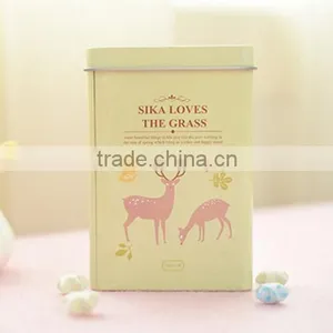 Small Tin Box for Business Cards,cosmetic Tin Canister Factory,rectangular Eye Shadow Tin Case thumbnail-2