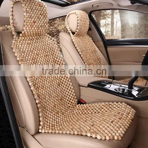 Eco Friendly Handmade Wooden Bead Car Seat Cover thumbnail-1