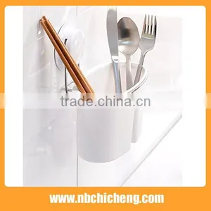 Shelf Bracket Plastic Wall Suction Shelf Houseware Storage Holder thumbnail-1