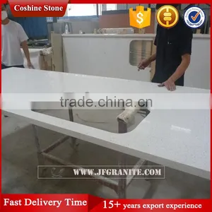 White Quartz Countertop TCE Quartz Stone thumbnail-4