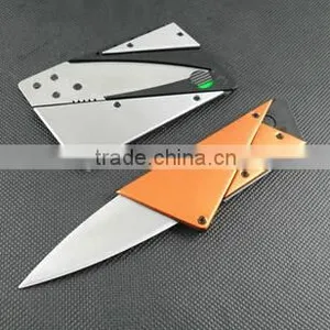 New! Card Sharp Credit Card Folding Razor Sharp Wallet Knife Survival Tool Thin thumbnail-2