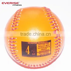 Weighted 9" Leather Colored Baseballs for Batting&Hitting thumbnail-1