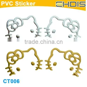 New Car Beauty Product Custom Metal Car Decal Sticker thumbnail-6
