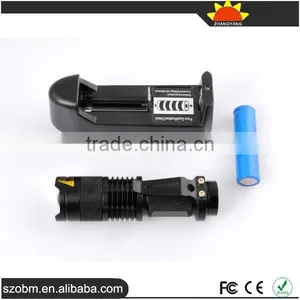 Aluminum Alloy UV Led Flashlight Kit Hot Selling 395nm Purple Light Flashlight thumbnail-1