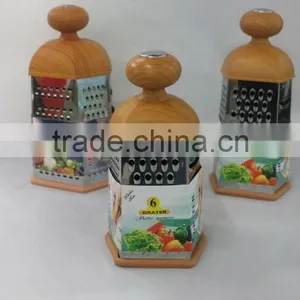 Multifunctional Stainless Steel 6 Sides Deluxe Vegetable Grater thumbnail-1