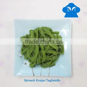 Factory Supply Fat Free Konjac Noodle/spinach Konjac Tagliatelle Shirataki thumbnail-2