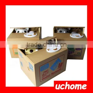 UCHOME Factory Wholse Piggy Bank/cat Stealing Saving Money Box/plastic Coin Bank thumbnail-5