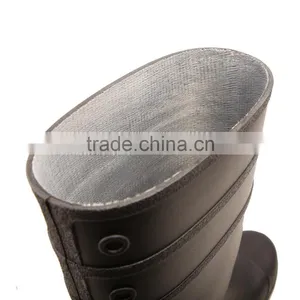 Steel Toe Cap Steel Plate Midsole Protective PVC Safety Rain Boots thumbnail-5