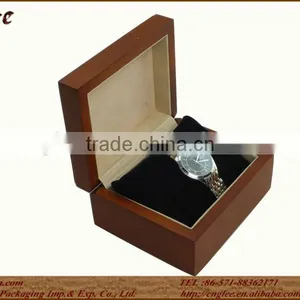 Brown Single Watch Box With Pillow Inner thumbnail-1