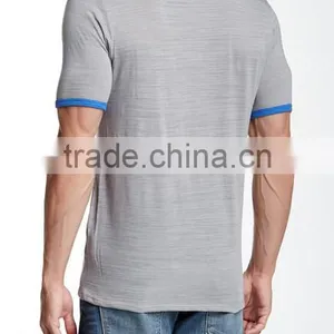 T-shirts in Bulk Men's Short Sleeve Plain Dyed Solid Color Trends T-shirts With Pocket Plain White T-shirts thumbnail-3