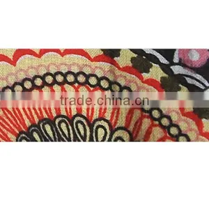 2015 Fashion Newest Design Women's Korean Vintage Style Printed Short Front and Long Back Linen Blouse With O-Neck thumbnail-4