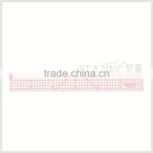 Kearing 1"*6" Sandwich Printing Clear Plastic Garment Ruler for Sewing Fabric Measurement #B-50 thumbnail-2