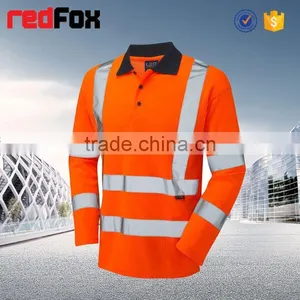 Cycling Reflective T-shirt Truck Safety Red T-shirts Polo Wholesale Yellow T-shirt thumbnail-3