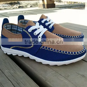Lastest Design China Flat Canvas Shoe Man Trainers Shoes 2017 thumbnail-4