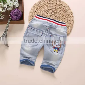 Hot Sales Newest Design Fancy Kids Baby Denim Jeans Pants thumbnail-2