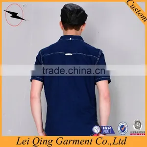 Denim Shirt Mens Jeans Button Up Denim Shirt thumbnail-3