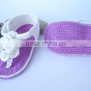 Dropship Hand Crochet Infant&toddler Newest Design Slippers Hot thumbnail-3