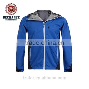 Men's Nylon Lightweight Waterproof Breathable Jacket Softshell PQ094 thumbnail-1