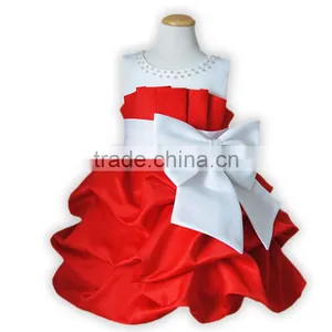 Walson Children Clothes New Model Pink With Blue Children Bridesmaid Dress Latest Children thumbnail-5