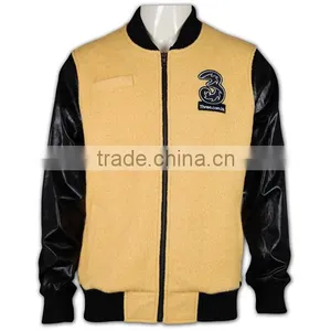 Plus Size Cusotmized Mens Bomber Jacket thumbnail-3