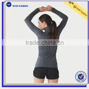 Dong Guan Sweatshirt Manufacturer Custom Half Zip Sweatshirt for Women thumbnail-2
