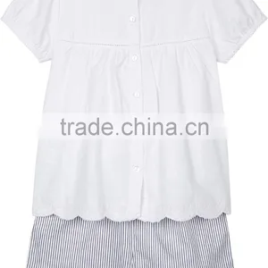 2017 Summer Season Custom Made Design for Kids Clothing T Shirt and Shorts Set thumbnail-2