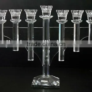 Angle Shape 7 Sticks Crystal Candle Holder for Home Decoration thumbnail-1