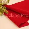Spunlace Backing Material Red Jewelry Box Fabrics With Soft Plush , Flocked Fabrics thumbnail-1