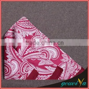 Luxury Suit Flower Printed Silk Handkerchief thumbnail-1