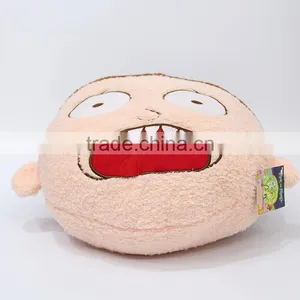 Wholesale Cartoon Character Rick and Morty Funny Cute Soft Plush Pillow thumbnail-5