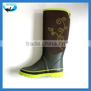 High Heels Women Rubber Rain Boots thumbnail-1