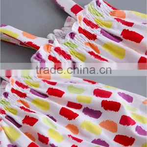 Summer Girls Baby Floral Romper Clothes Newborn Baby Printed Jumpsuit thumbnail-5