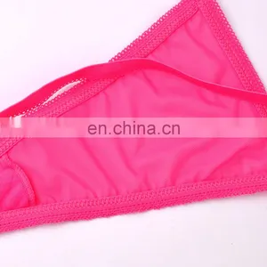 2015 Latest Young Sweet Girl Breathable Lace g String Pics thumbnail-3