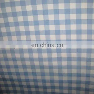 100% Cotton Bule and White Checked Fabrics thumbnail-1