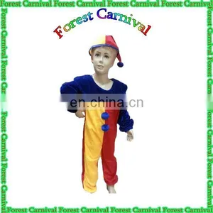 926 Funny Kids Cosplay Colorful Clown Costume For Sale thumbnail-3