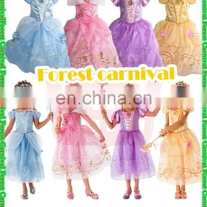 2016 Frozen Elsa Girl Party Dress , The New Children Dress Roses Frozen Elsa ANNA Dress Cinderella79822-1 thumbnail-5