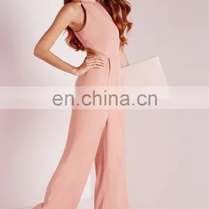 Ladies Wide Leg Jumpsuit Pattern , Jumpsuit Fashion New Design thumbnail-3
