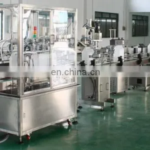 China Factory Full Automatic Plastic Round Bottle and Square Bottle Filling Capping and Labeling Machine Making Machine Price thumbnail-3