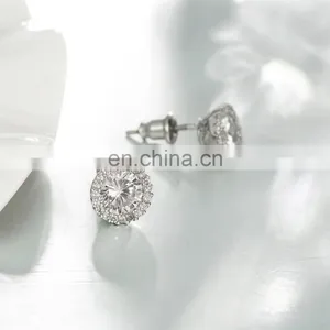 Latest Design of Round Diamond Earrings for Girls Jewelry With Best Price thumbnail-3