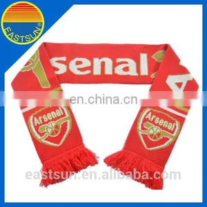 High Quality Customized Sports Promotional Polyester Fan Scarf thumbnail-2