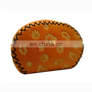 Zipper Genuine Leather Coin Purse Small Mini Pocket Squeeze Coin Purse for Kids MCP-0024 thumbnail-1