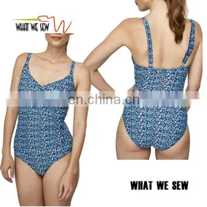 Custom Printed Illusion Swimsuit Hot Sexy Beach Wear for Women thumbnail-1