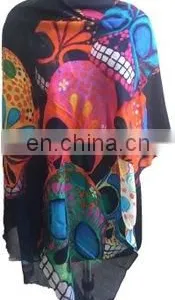 Shawls - 2016 Fashion Sublimation Print Fashion Scarves Shawls Wholesale Silk Scarves thumbnail-1