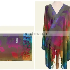 Promotion Jacquard Pattern Wholesale Scarf Hijab Shawl thumbnail-5