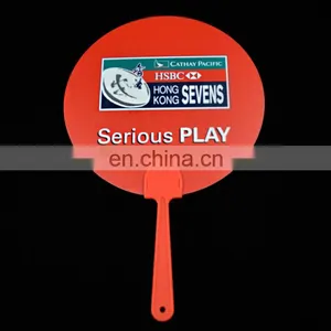 Promotional Round Plastic Hand Fan Supplier thumbnail-3