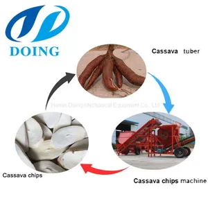 Fresh Cassava Peeling and Chips Making All-in-one Machine thumbnail-2