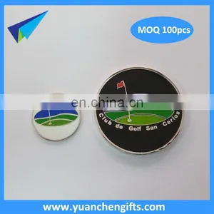 New Popular Magnetic Coin Golf Ball Marker With Metal Logo thumbnail-3