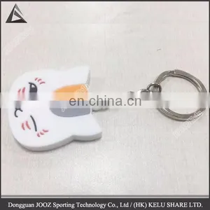 Keychain Soft Rubber Custom Logo Emblem Ring Keyfob thumbnail-4